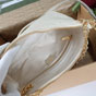 Gucci Lady Lunetta Small Shoulder Bag With Chain White A0034B AAHC3 9214 - thumb-4