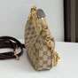 Gucci Lady Lunetta Chain Small Shoulder Bag Sand Brown A0034B FAGGX 9651 - thumb-2