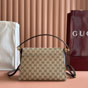 Gucci Horsebit Duomo Medium Top Handle Bag Sand Brown A006N6 FAGGX 9651 - thumb-2