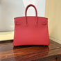 Hermes 25cm Birkin Bag in Red Togo H041344C009 - thumb-2