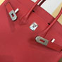 Hermes 25cm Birkin Bag in Red Togo H041344C009 - thumb-4
