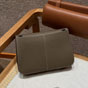 Hermes Halzan 22CM Togo Crossbody Bag in Taupe H069523CC18 - thumb-2