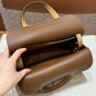 Hermes Halzan 22CM Togo Crossbody Bag in Caramel H069523CK37 - thumb-5