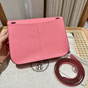Hermes Halzan 22CM Togo Crossbody Bag in Pink H069523CK3Q - thumb-2