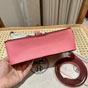 Hermes Halzan 22CM Togo Crossbody Bag in Pink H069523CK3Q - thumb-3