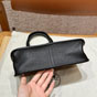 Hermes Halzan 22CM Togo Crossbody Bag in Black H069523CK89 - thumb-3