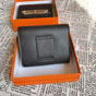 Hermes Roulis Slim wallet in Black H082213CP89 - thumb-2