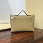 Hermes Mini Kelly 2424 Leather 21cm in Caramel H083440CK37 - thumb-2