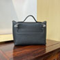 Hermes Mini Kelly 2424 Leather 21cm in Black H083440CKAB - thumb-2