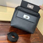 Hermes Mini Kelly 2424 Leather 21cm in Black H083440CKAB - thumb-3