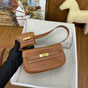 Hermes Kelly Moove Swift in Brown Gold Hardware H083907CK37 - thumb-3