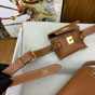Hermes Kelly Moove Swift in Brown Gold Hardware H083907CK37 - thumb-4