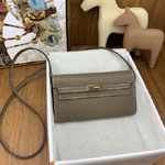 Hermes Kelly Classique To Go wallet in Grey H084169CC18
