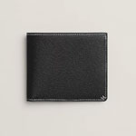 Hermes H Sellier Compact wallet in Black H084531CK89