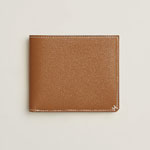 Hermes H Sellier Compact wallet in Caramel H084594CK37