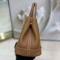 Hermes Neo Garden 23 woven handbag Togo H087974CKAB - thumb-2