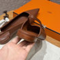 Hermes Lovely slingback Brown H252128Z 20355 - thumb-3