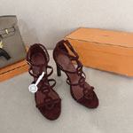 Hermes Magic 70 sandal Burgundy H261269Z L1360