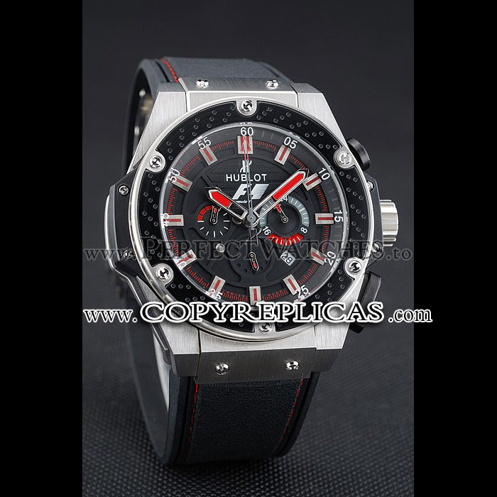 Hublot Big Bang King Power Formula 1 Stainless Steel Case Black Dial HB6261 - Photo-2