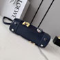 Loewe Cats Amazona 23 Cropped Bag In Embroidered Denim A039N23X15 5100 - thumb-2