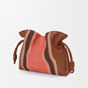 Loewe Medium Flamenco clutch Landscape in nappa calfskin Brown A411FC1XCX 5691 - thumb-2