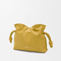 Loewe Mini Flamenco clutch in nappa calfskin Yellow A411FC2XA6 7848 - thumb-2