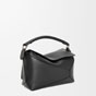 Loewe Small Puzzle Edge bag in classic calfskin Black A510P60X41 1100 - thumb-2