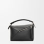 Loewe Small Puzzle Edge bag in classic calfskin Black A510P60X41 1100 - thumb-4