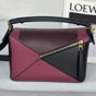 Loewe Small Featherlight Puzzle bag in Multicolor nappa A510PLSX01 0121 - thumb-3