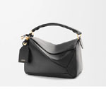 Loewe Small Featherlight Puzzle bag in nappa lambskin Black A510PLSX01 1100