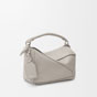 Loewe Small Featherlight Puzzle bag in nappa lambskin Grey A510PLSX01 6579 - thumb-2