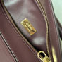 Loewe Small Featherlight Puzzle bag in Burgundy nappa A510PLSX01 7240 - thumb-4