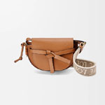 Loewe Mini Gate Dual bag in soft calfskin Brown A650N46X13 2530