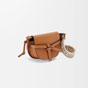 Loewe Mini Gate Dual bag in soft calfskin Brown A650N46X13 2530 - thumb-2