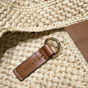 Small Loewe Font Tote In Raffia A685B59X03 2123 - thumb-4