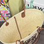 Loewe Medium Anagram Basket Bag In Iraca Palm And Calfskin AABKT43X09 2435 - thumb-4