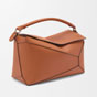 Loewe Large Puzzle Edge bag in classic calfskin Brown B510P00X04 2530 - thumb-2