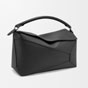 Loewe Large Puzzle Edge bag in grained calfskin Black B510P00X05 1100 - thumb-2