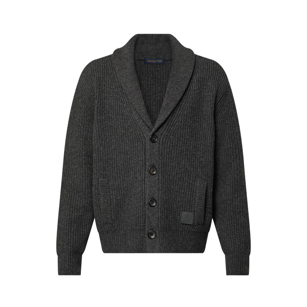 Louis Vuitton Cashmere Blend Shawl Collar Cardigan 1AFWBQ