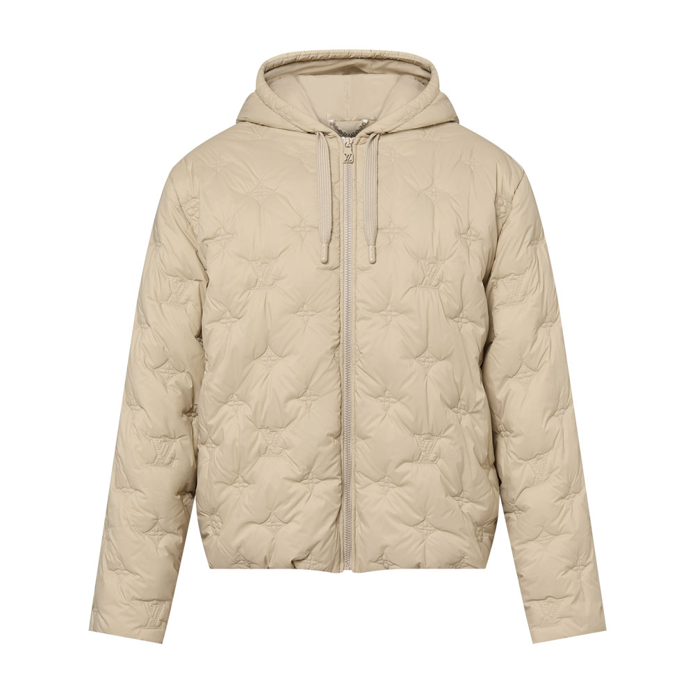 Louis Vuitton Monogram Quilted Nylon Hooded Blouson 1AFYAH