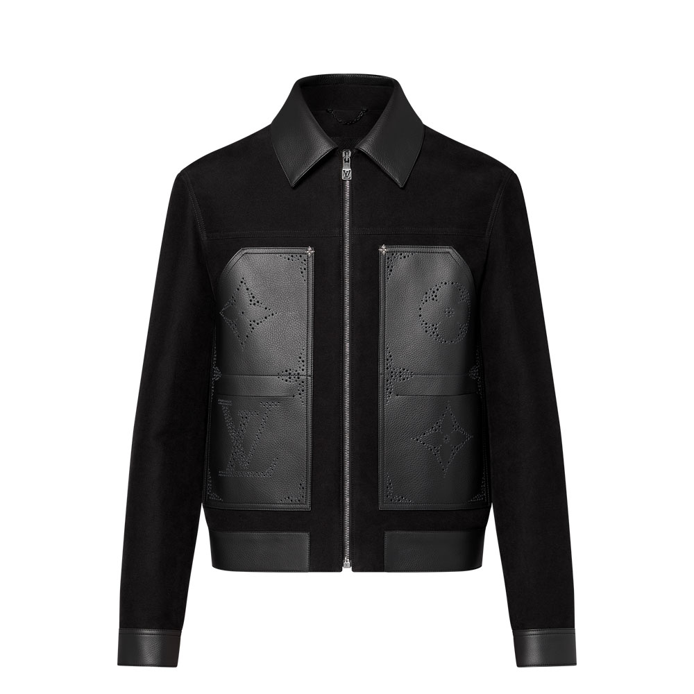 Louis Vuitton Monogram Mix Leather Workwear Blouson 1AFYFY