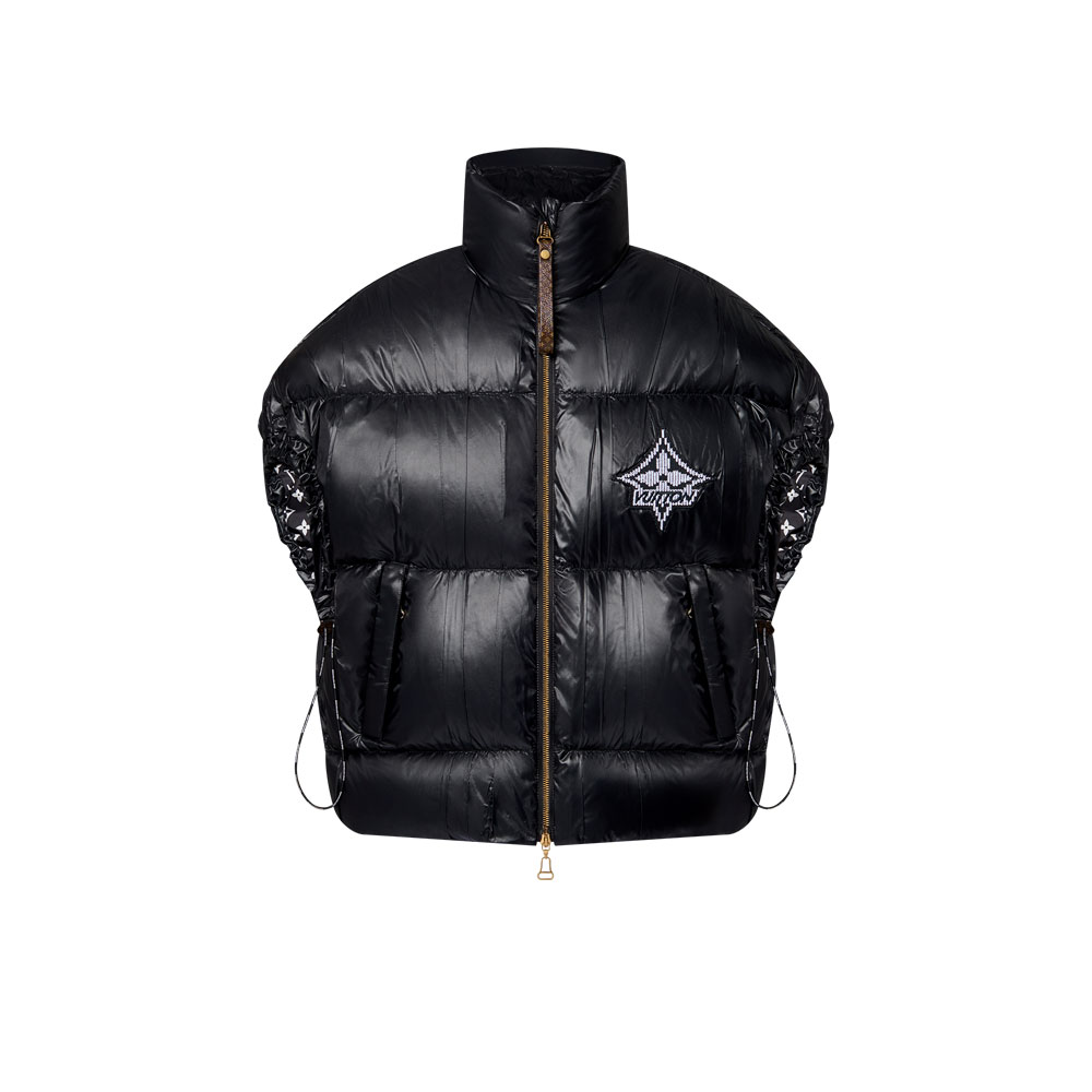 Louis Vuitton Drawstring Detail Technical Puffer Gilet 1AGAR8
