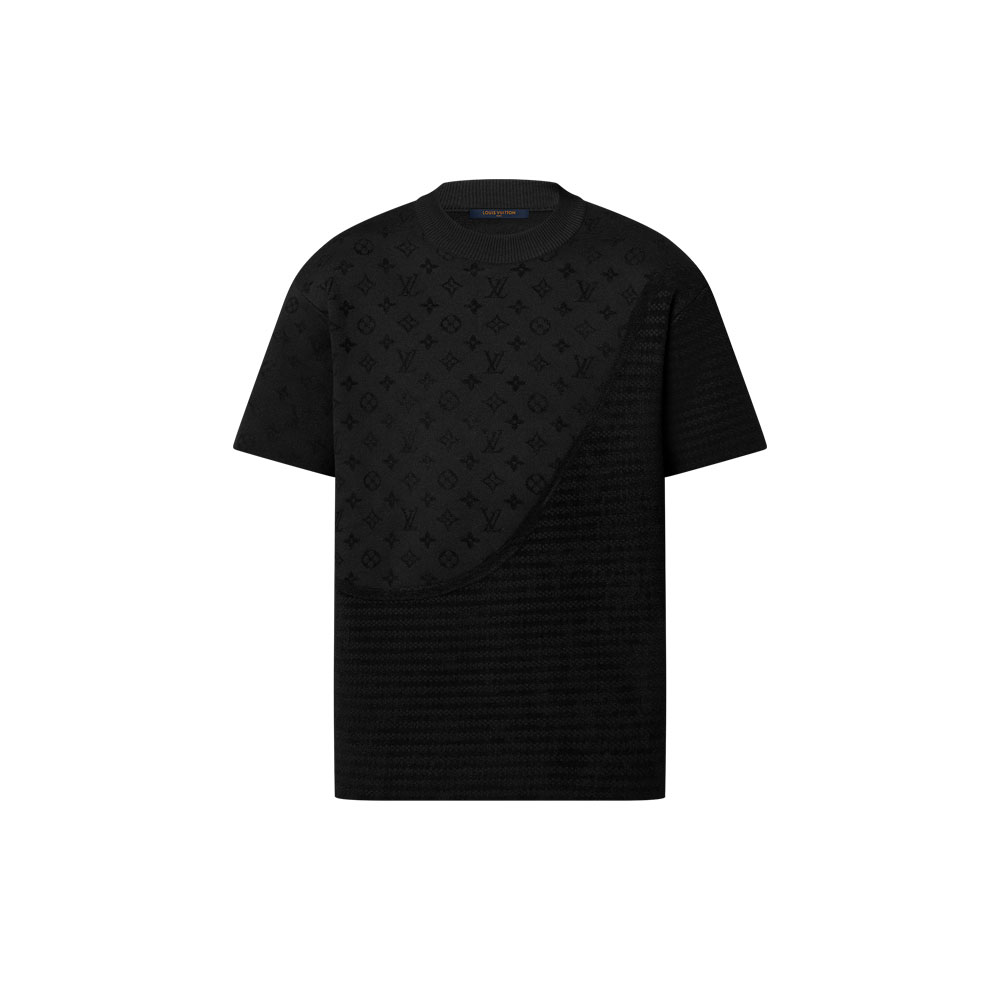 Louis Vuitton Graphic Jacquard Short-Sleeved Crewneck 1AHCMQ