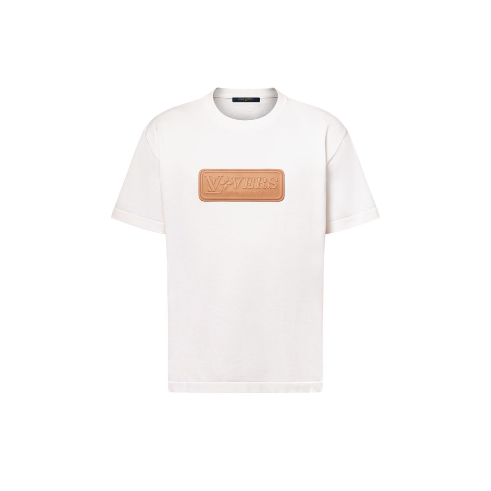 Louis Vuitton VVN Patch Short-Sleeved Cotton Crewneck 1AHCWD