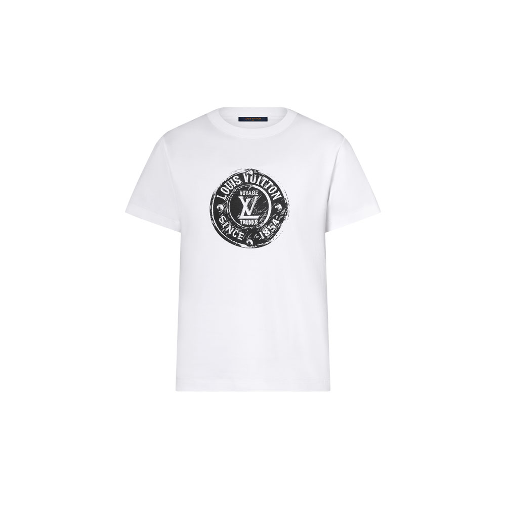 Louis Vuitton Stamp T-Shirt in Black 1AHIZ9