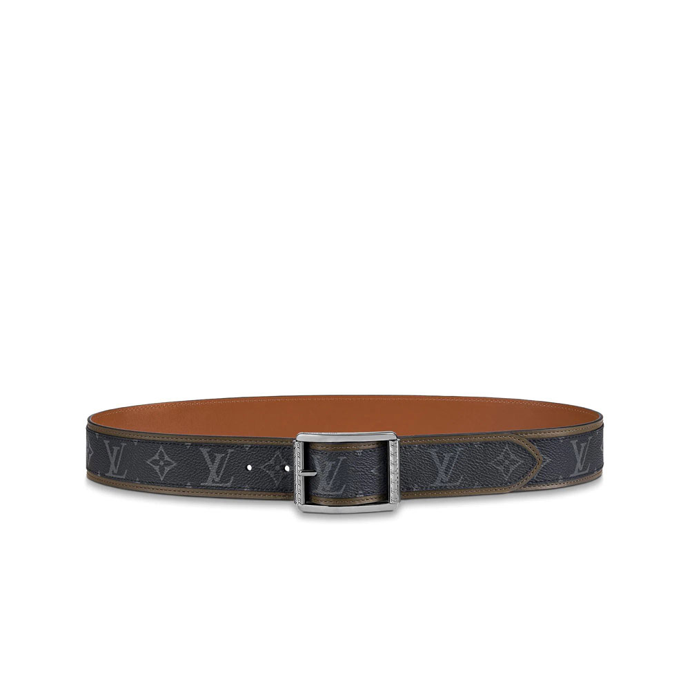 LV Reverso 40mm Reversible Belt Monogram Eclipse Canvas M0262T