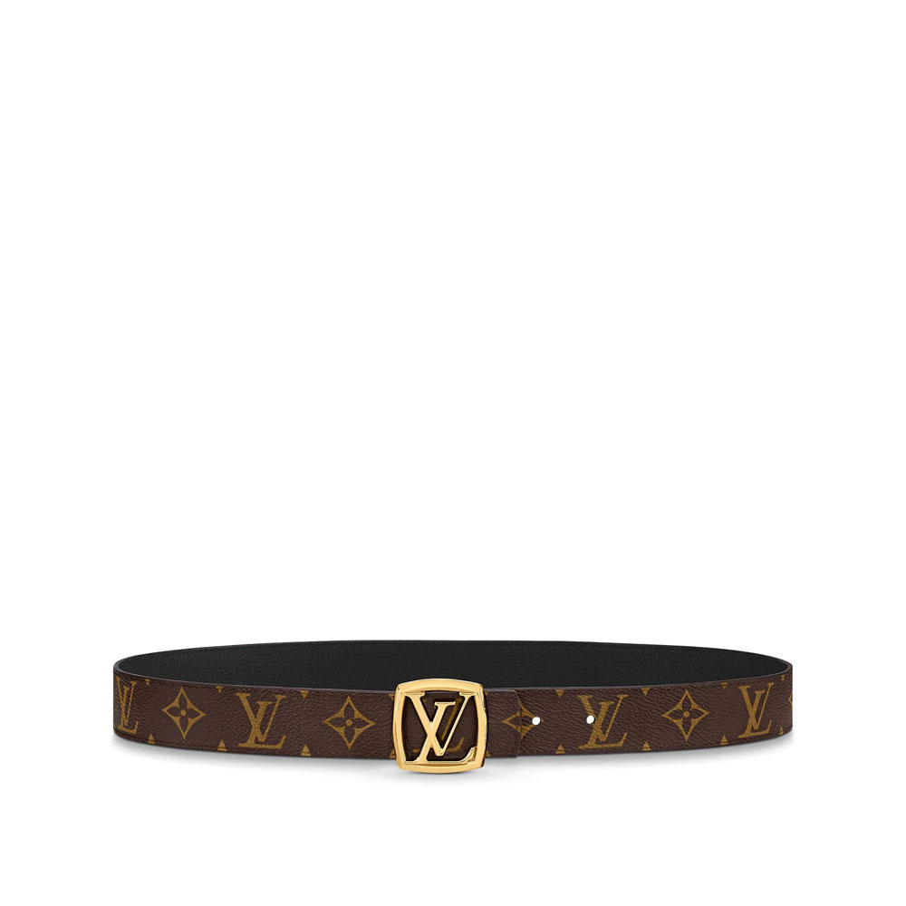 Louis Vuitton Louise 30MM Reversible Belt Monogram in Brown M0347W