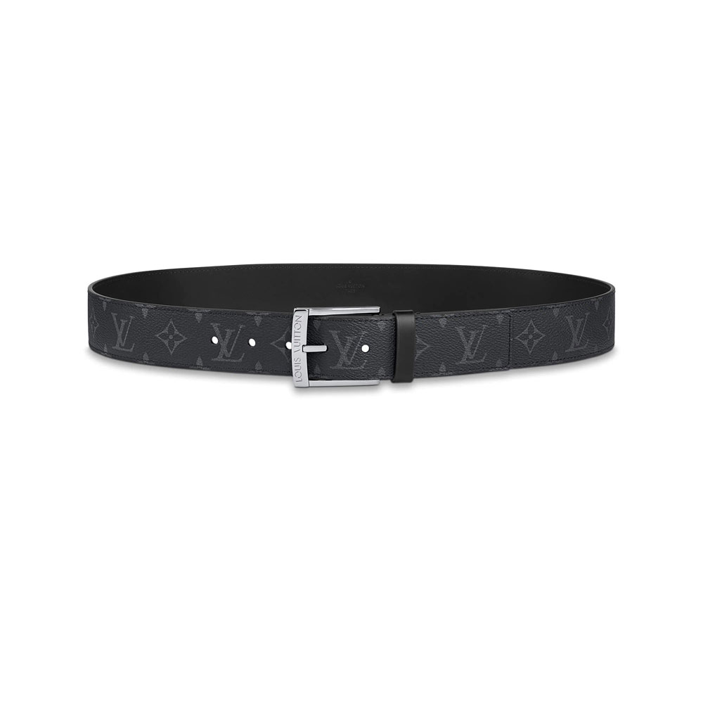 Louis Vuitton Downtown 40MM Belt Monogram Eclipse Canvas M0375Q