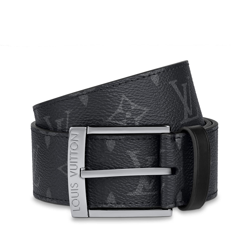 Louis Vuitton Downtown 40MM Belt Monogram Eclipse Canvas M0375Q - Photo-2