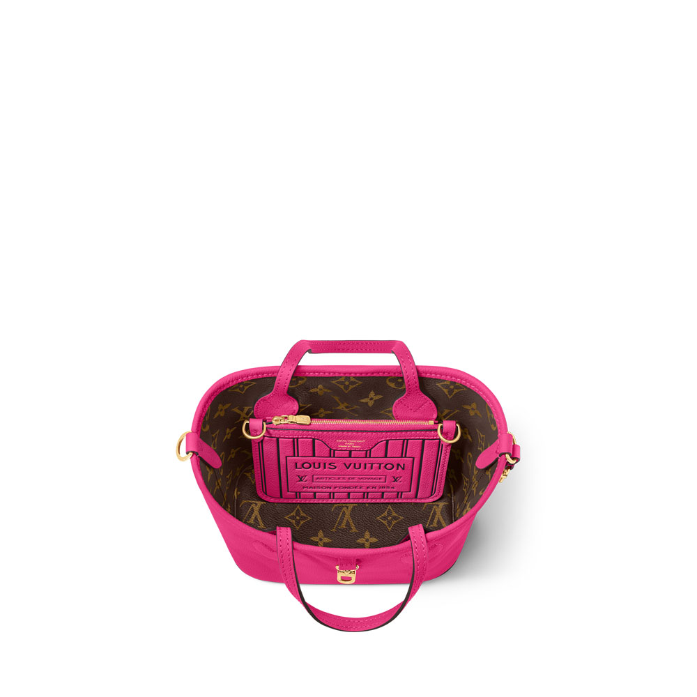 Louis Vuitton Neverfull Bandouliere Inside Out BB Bag in Pink M12106 - Photo-3